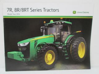 John Deere 7r 8r/8rt Tractor Sales Brochure Agriculture 2014 Usa Specifications