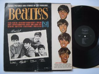 Beatles - Songs,  Pictures And Stories - Vee Jay 1092 - Gatefold - Oval Logo