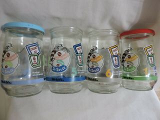 WELCH ' S JELLY JAR GLASSES 1 2 5 6 THE WUBBULOUS WORLD OF DR.  SEUSS 1996 3
