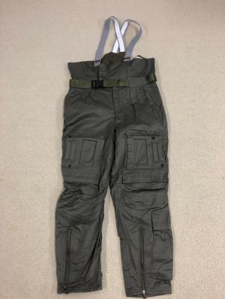 2004 Raf Mk3 Cold Weather Flying Trousers - Cosalt Ballyclare - L - Size 6 - Vgc