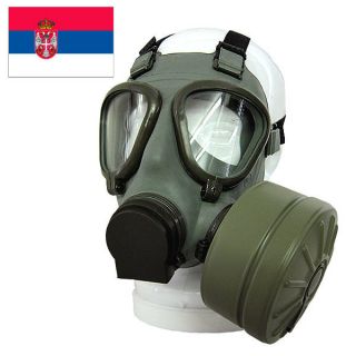 Serbian /yugoslavian Nbc Protective Gas Mask M2,  40mm Filter,  Bag Complete Kit
