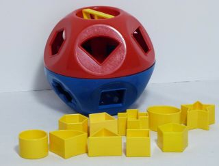 Tupperware Tuppertoys Shape O Ball Sorter With 10 Shapes Learning Very Good
