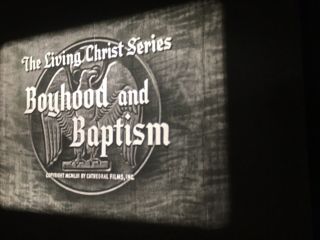 16mm B&w Sound - “boyhood And Baptism Of Jesus” - 1200’ Reel Kodak