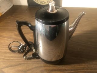 VTG GE General Electric 8 Cup Coffee Percolator Pot Maker Immersible A8cm11 3