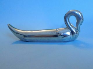 Set of 12 Silver Plate Swan Knife Rests French Quality Silver Plate 3