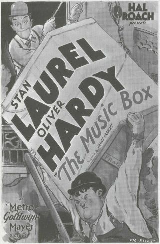 16mm Laurel & Hardy Short " The Music Box " Blackhawk Titles 1932