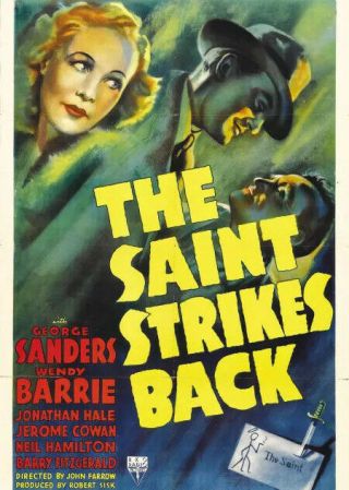 16mm Feature Film The Saint Strikes Back - 1939 George Sanders Rko Mystery Movie
