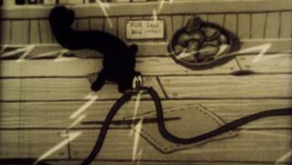 16mm Cartoon Oswald Rabbit " The Lamp Lighter "