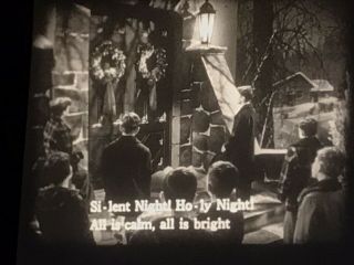 16mm film CHRISTMAS CAROLS - Silent Night,  O Come all Ye Faithful and 1st Noel. 2