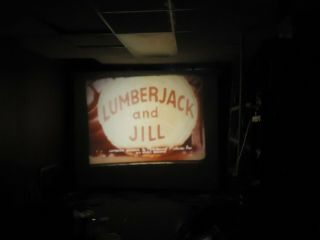 16mm Lumber Jack and Jill Popeye Cartoon Paramount Opening 2