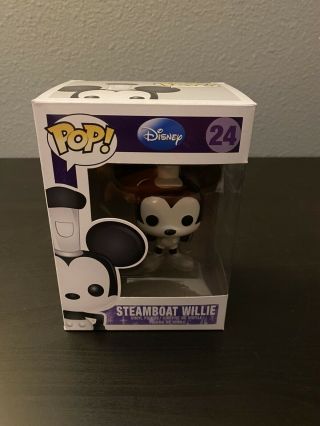 Funko Pop Rare Steamboat Willie Mickey Mouse 2012 Disney Pops Sdcc