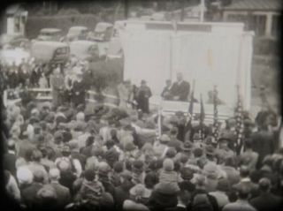 York 1943 Parade & Rally 16mm Home Movie Film 1940 