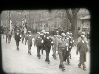 York 1943 Parade & Rally 16mm Home Movie Film 1940 ' s WWII Propaganda 2