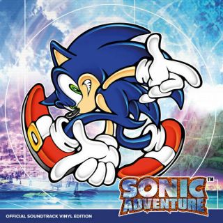 Sonic Adventure Video Game Soundtrack Black Vinyl Record Sega Vgm