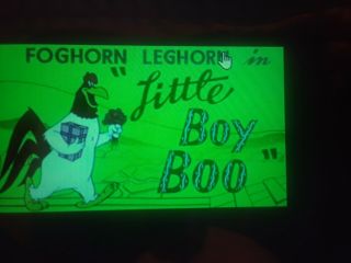 16mm Warner Bros Forhorn Leghorn In " Little Boy Boo " I.  B.  Technicolor 1954 Orig