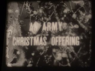 16mm Film Christmas Day - U.  S.  Army Band / Choir Perform Christmas Music