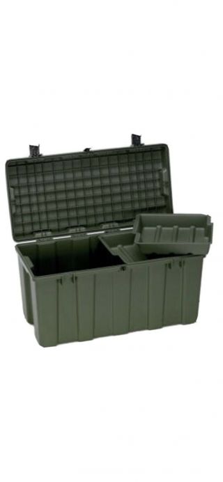 Hardigg Tl500i Plastic Case Lockable Military Green Footlocker | Msrp $260