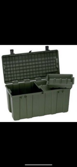 Hardigg TL500i Plastic Case Lockable Military Green Footlocker | MSRP $260 2