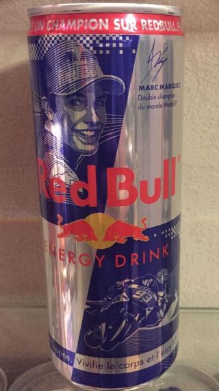 250ml Red Bull Energy Drink Limited Edition Marc Marquez France Empty
