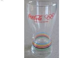Nos 2016 Olympics Glass Japan Glass Coke Found@ Okinawa W/ Box Coca Cola
