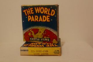 2 Vintage 16mm films THE WORLD PARADE - BRYCE - GRAND CANYON & YOSEMITE 5