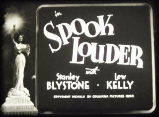 16mm Three Stooges: Spook Louder (1943) W/curly Halloween Fun Haunted House