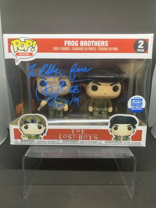 Frog Brothers Funko Pop Signed By Corey Feldman The Lost Boys