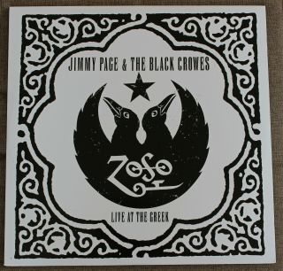 Jimmy Page & The Black Crowes - Live At The Greek White Vinyl 3 Lp Set Unplayed
