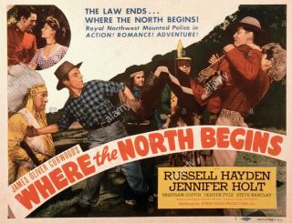 16mm Where The North Begins (1947).  B/w Western Feature Film.