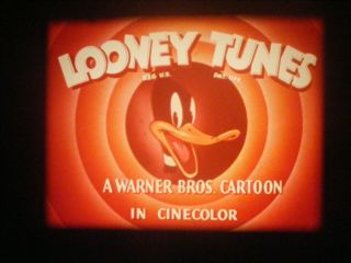 16mm Sound - Daffy Duck In " The Up - Standing Sitter " - 1948 Looney Tunes Cartoon