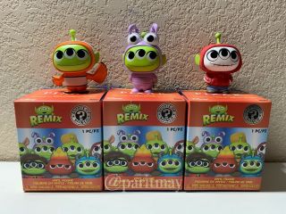 Funko Alien Remix Mystery Minis As Dot,  Nemo And Miguel And Gitd Buzz Bundle