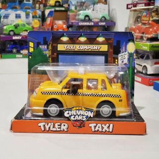 The Chevron Cars Tyler Taxi 1997 Collectible Toy Car Figure