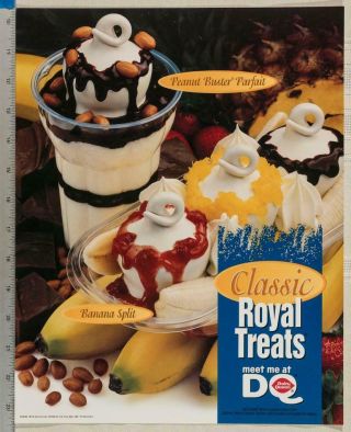 Dairy Queen Poster Classic Royal Treats 11x14 Dq2