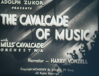16mm Adolph Zukor Presents: Cavalcade Of Music 1935 9min