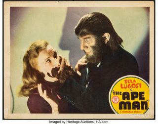 16mm Feature Film The Ape Man (1943) Beal Lugosi