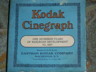 One Hundred Years Of Railroad Development - 16mm - Kodak Cinegraph -