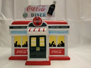 1999 Coca Cola " Truckers Welcome Always Open " Diner Cookie Jar