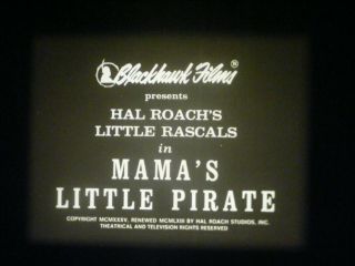 16mm Sound - The Little Rascals In " Mama 