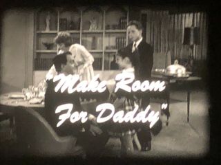 Make Room For Daddy - Bunny Cooks A Meal - Tv - 1962 - 16mm B/w Sound
