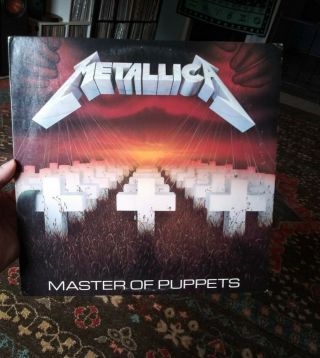 Metallica Master Of Puppets Elektra Vinyl Lp Record Club Pressing Vg,  Og