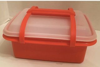Tupperware Pak - N - Carry Set 1254 With 4 Containers Lunch Box 11 Pc Near 3