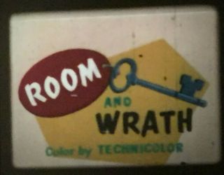 16mm Film " Room For Wrath " Chilly Willy Ibtec Cartoon Flat Color 400 