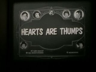 16mm Film " Hearts Are Thumps " Little Rascals B&w Ex Cond 400 