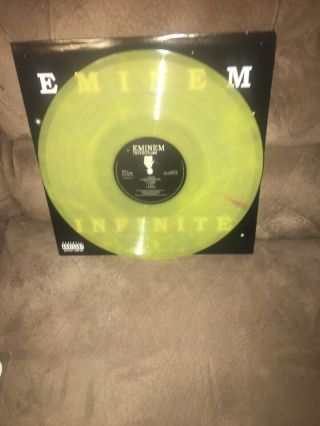 Eminem Infinite Lp Limited Edition Yellow Vinyl France Repress Fastest
