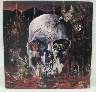 1988 Slayer " South Of Heaven " Lp Vinyl Record (ghs 24203) Nm/ex