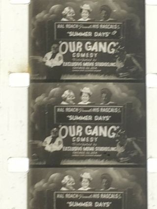 16mm Film Summer Days (july Days) 1923 Our Gang Silent Comedy