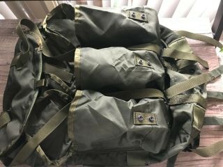 Us Military Alice Field Pack.  Solid Army Green.  No Frame.  Size Medium.