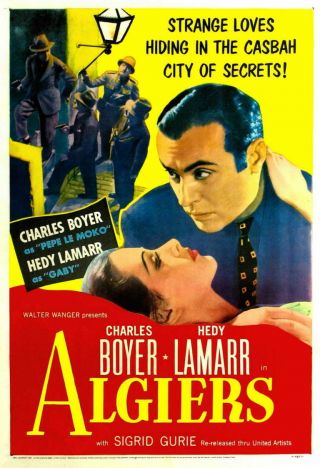 16mm Algiers (1938).  B/w Feature Film.