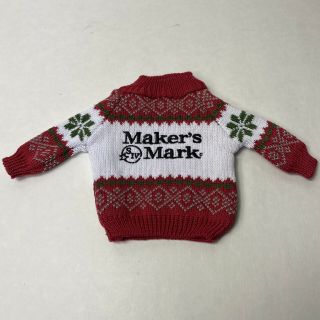 Makers Mark Ugly Christmas Bottle Sweater