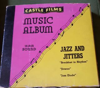16mm Castle Jazz Film Jazz And Jitters With Sound Breakfast In Rhythm,  Jazz Etude